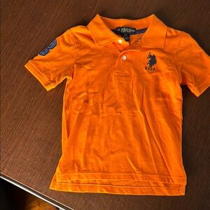 U.S. Polo Assn. Kids Orange Polo Shirt